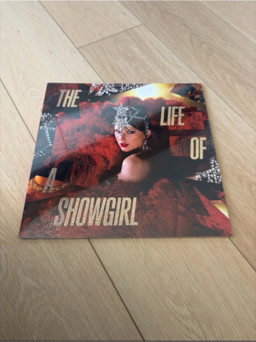 Taylor Swift The Life of a Showgirl Tiny Bubbles in Champagne Pearl vinyl